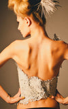 womens plastic and glass iceberg l'une collection bustier