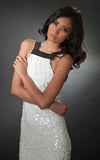 Backless_White_Sequined_Elastic_Gown_L_une_Collection