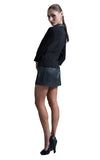 womens sequin mini skirt l'une collection side view