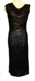 Womens Black Sequin Dress