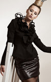 womens black corset top l'une collection